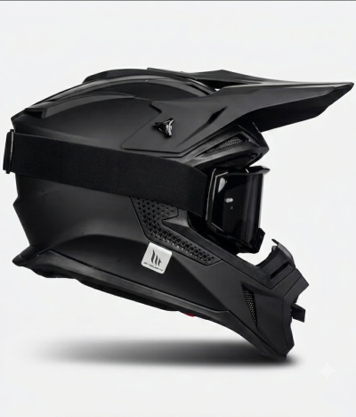 Mt Sniper Matt Black Motocross Cross Hjälm 